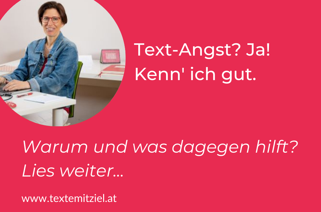 Warum ich – als Profitexterin – vor jedem neuen Text Bauchschmerzen hatte?