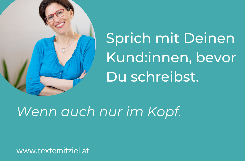 Mit wem sprichst Du in Deinem Text?
