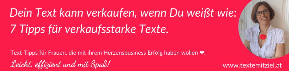 verkaufsstarke Texte Mit diesen Tipps für gute Texte verkaufst Du leichter!