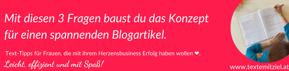 Gute Blogartikel schreiben Blogartikel schreiben 3 Fragen zur Vorbereitung