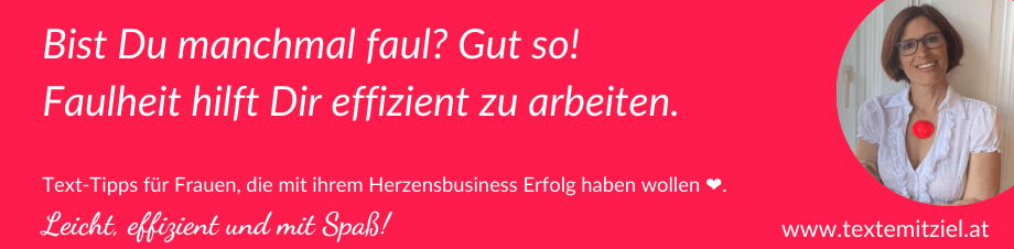Wie Dir Deine Faulheit dabei hilft, effizienter zu arbeiten.