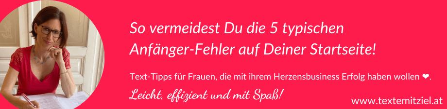 5 Anfänger-Fehler auf Deiner Startseite vermeiden