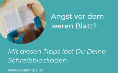 24+2 simple Methoden, um Schreibblockaden zu lösen oder zu überwinden