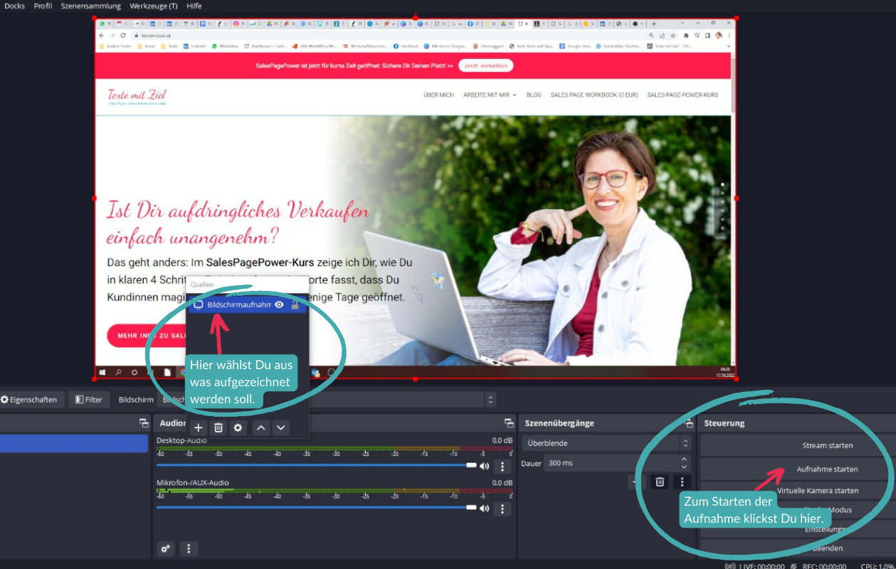 OBS- mit Info