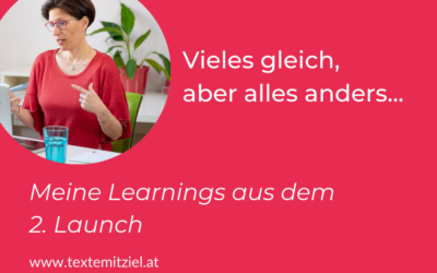 Der 2. Launch – vieles gleich, aber alles anders