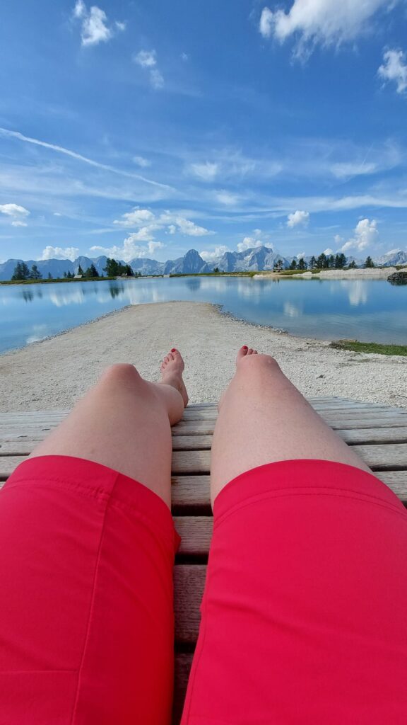 Am Bergsee in Hinterstoder